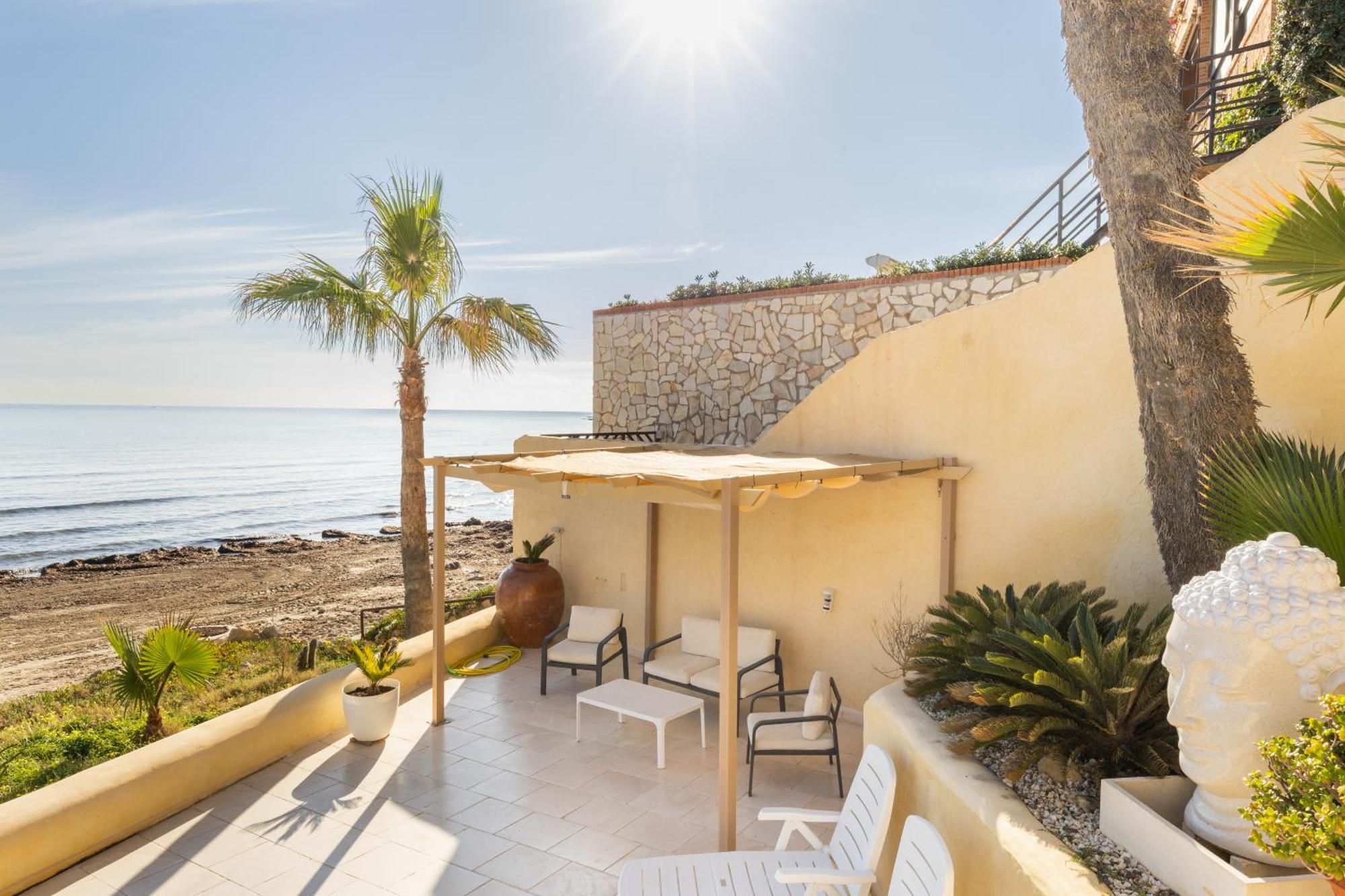 אליקאנטה Maravilloso Apartamento Amanecer Cabo A Pie De Playa Y Mar En Chalet Roquetes מראה חיצוני תמונה